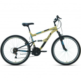 Велосипед ALTAIR MTB FS 26 1.0 16 Бежевый / Черный 2022