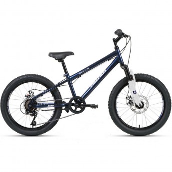 Велосипед ALTAIR MTB HT 20 2.0 D 10,5 Синий / Серебристый 2021