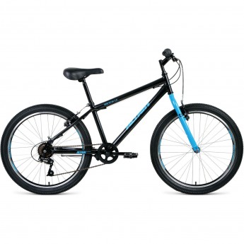 Велосипед ALTAIR MTB HT 24 1.0 12 Черный / Голубой 2020