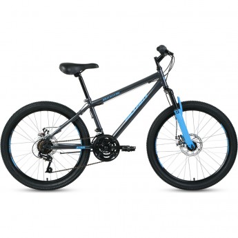 Велосипед ALTAIR MTB HT 24 2.0 D 14 Серый / Голубой 2020