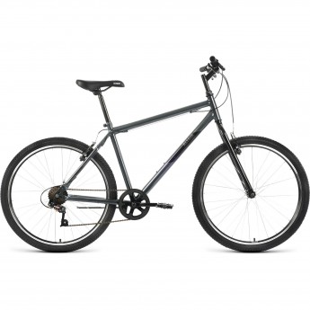 Велосипед ALTAIR MTB HT 26 1.0 26", рама 17", темно-серый/черный, 2022