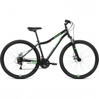 Велосипед ALTAIR MTB HT 29 2.0 D 19 Черный / Зеленый 2021