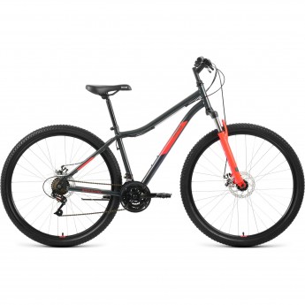 Велосипед ALTAIR MTB HT 29 2.0 D 29", рама 17", темно-серый/красный, 2022